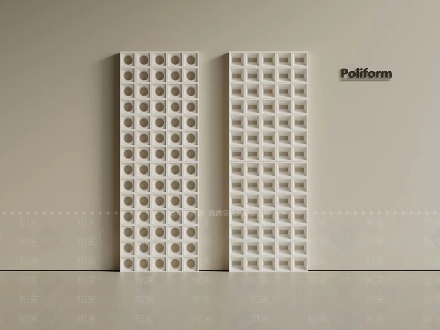 Poliform Wall Art 3D Model – 15485 – VRAY Render