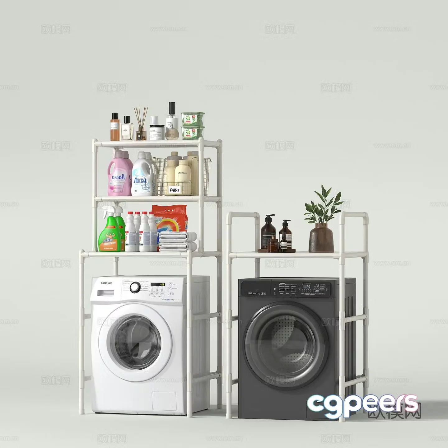Washing rack Toiletries Bathroom 3D Model