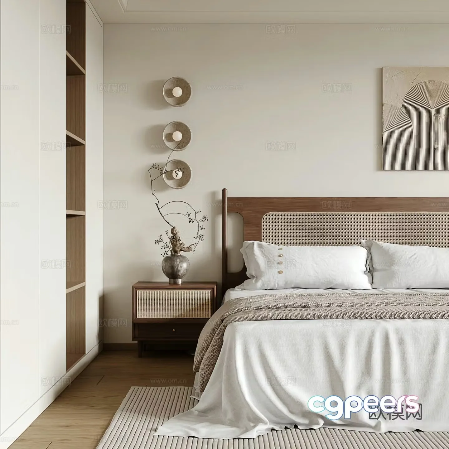 Wasabi Bedroom 3D Model
