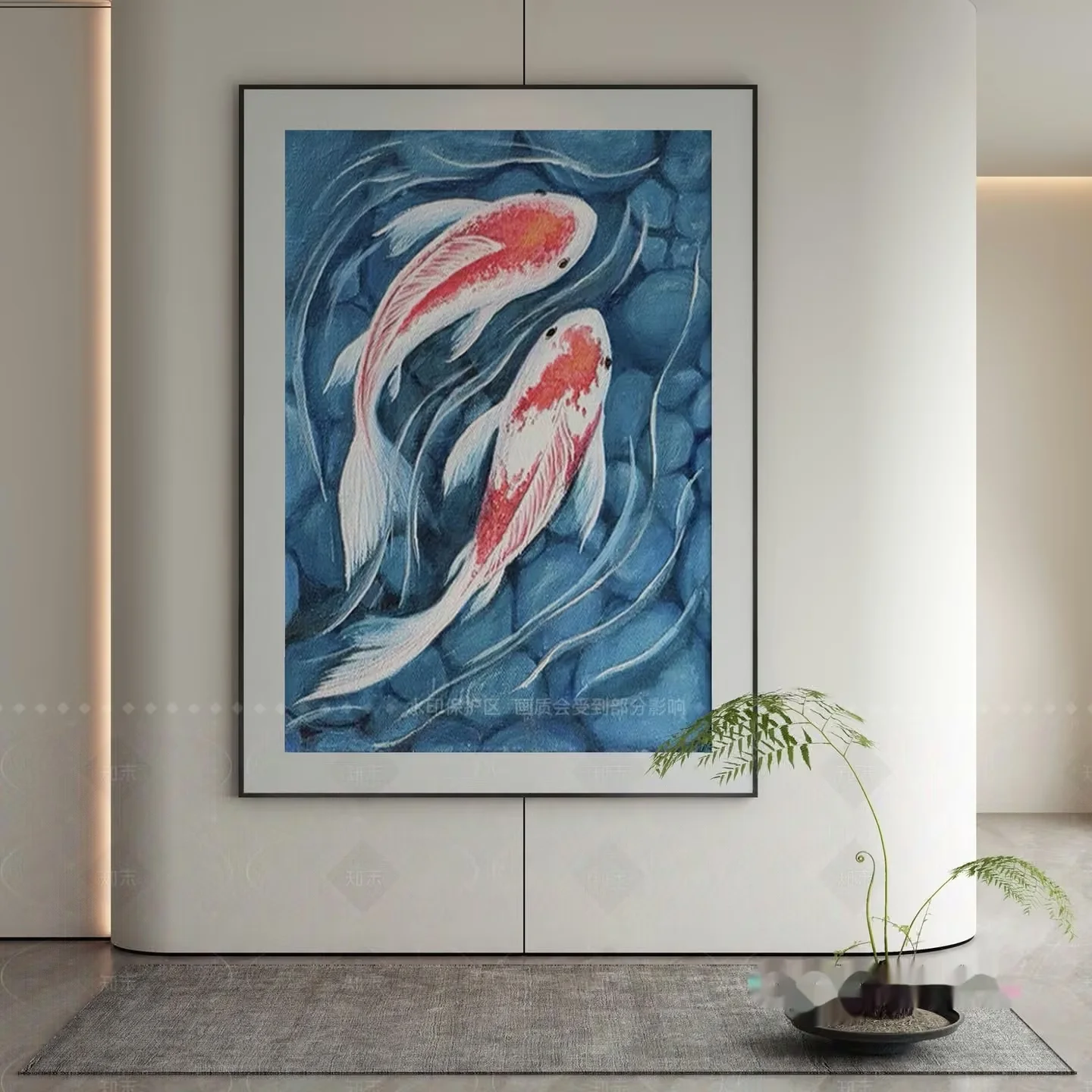 Modern Koi Painting 3D Model – 10922 – VRAY Render