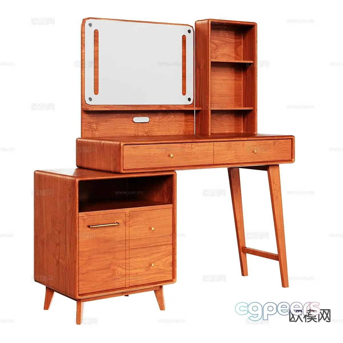 Nordic dressing table dressing table 3d model