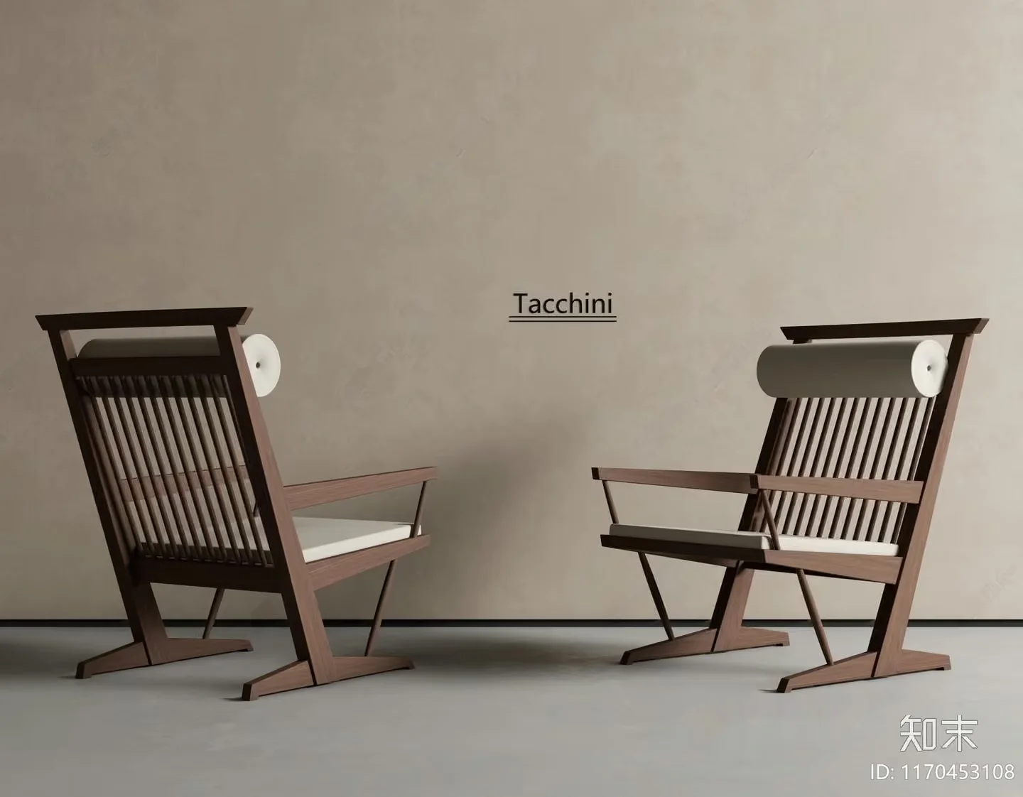 Wooden Chair 3D Model – 4857 – VRAY Render