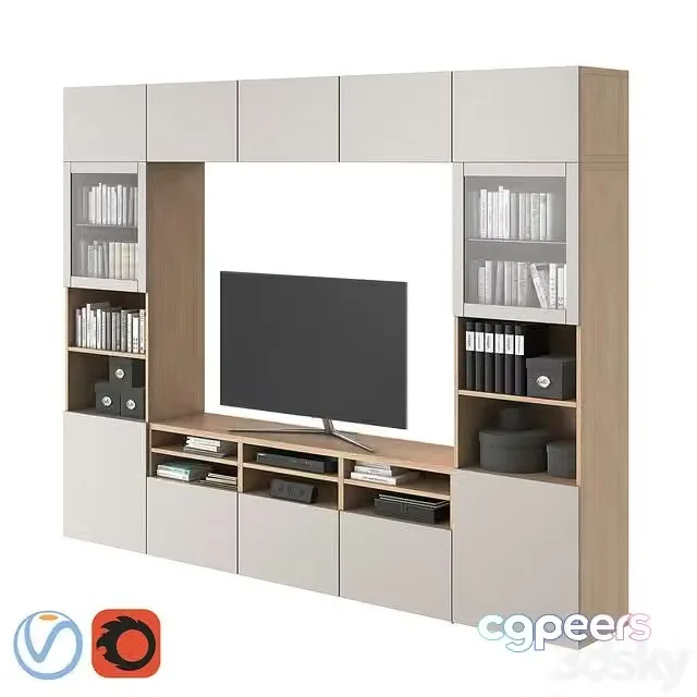 3ds Max Free – Ikea Besta 04
