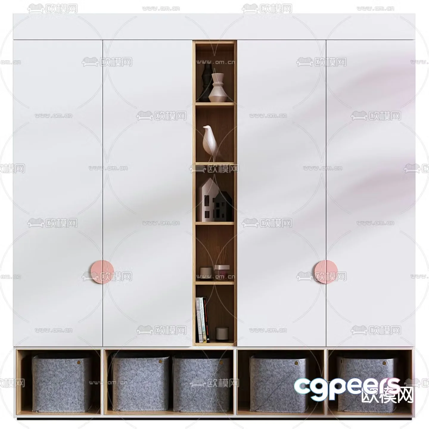 Children’s wardrobe locker 3d model