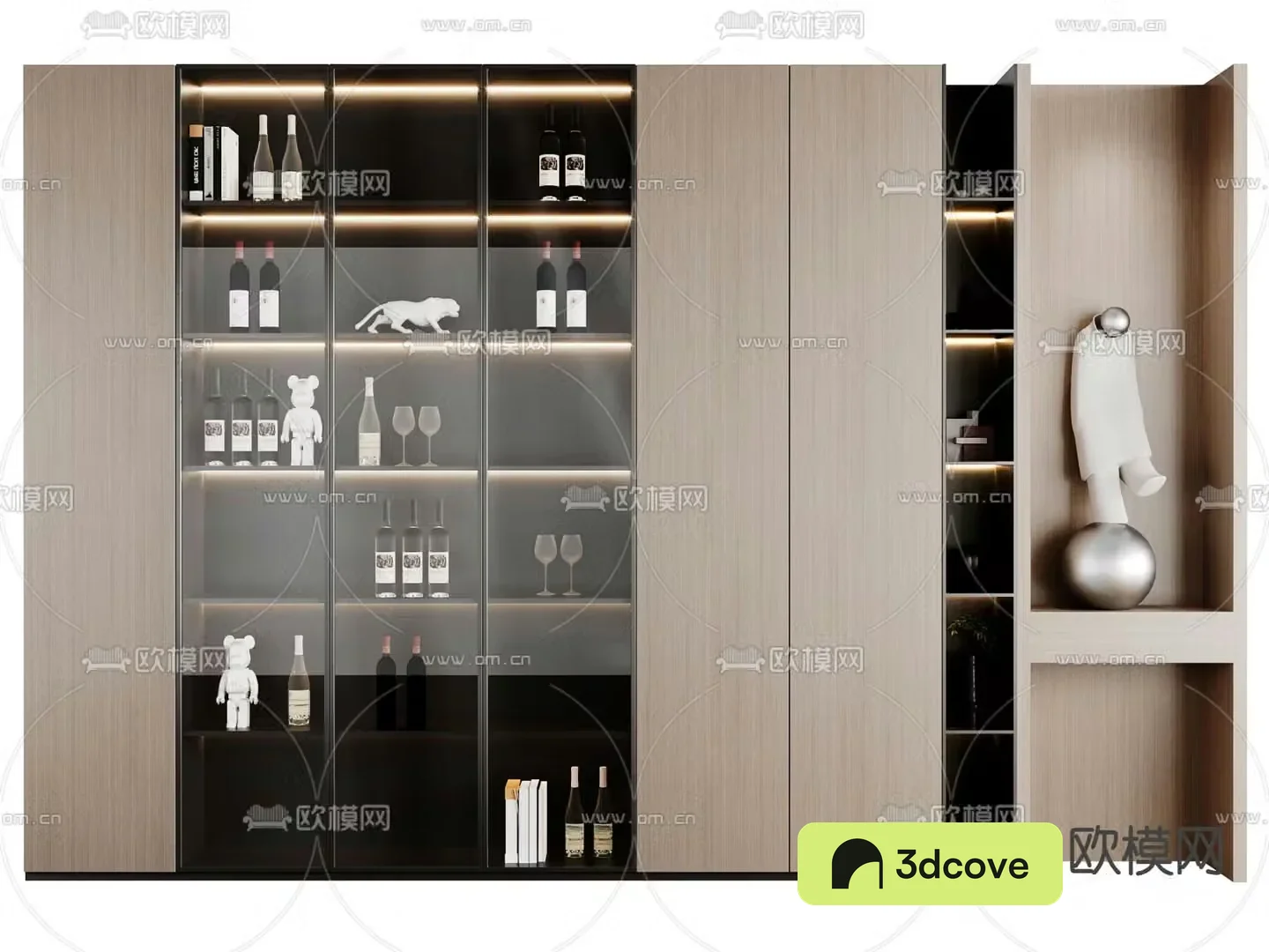 Modern wine cabinet