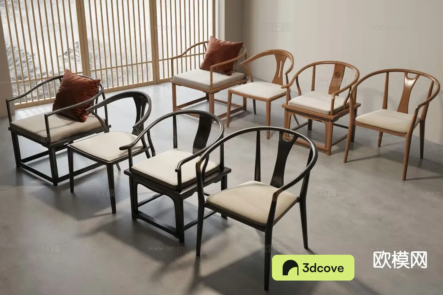 New Chinese style chair armchair