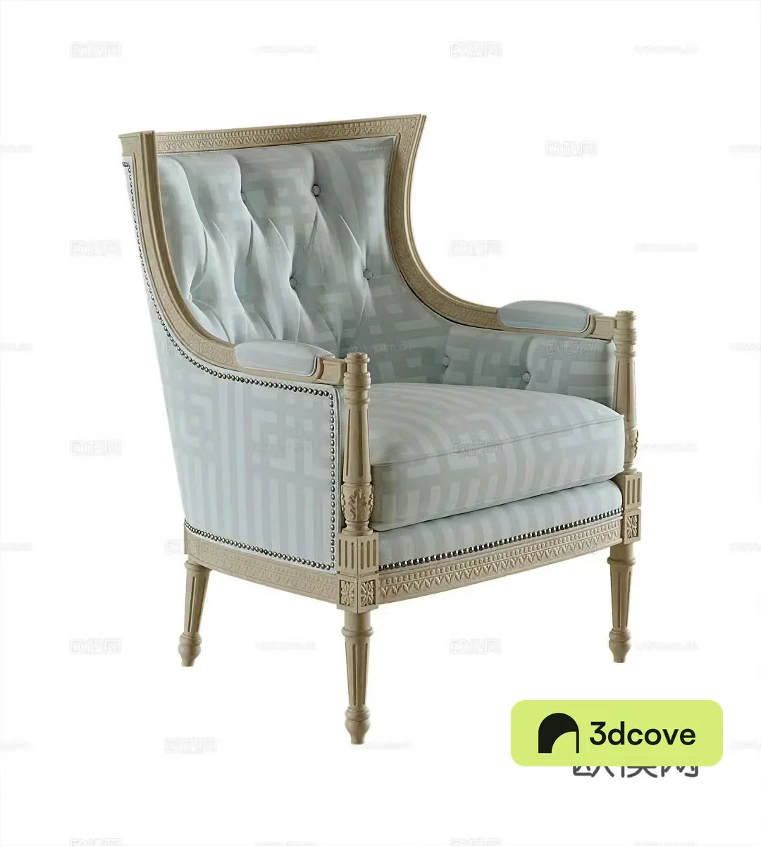 French casual chair