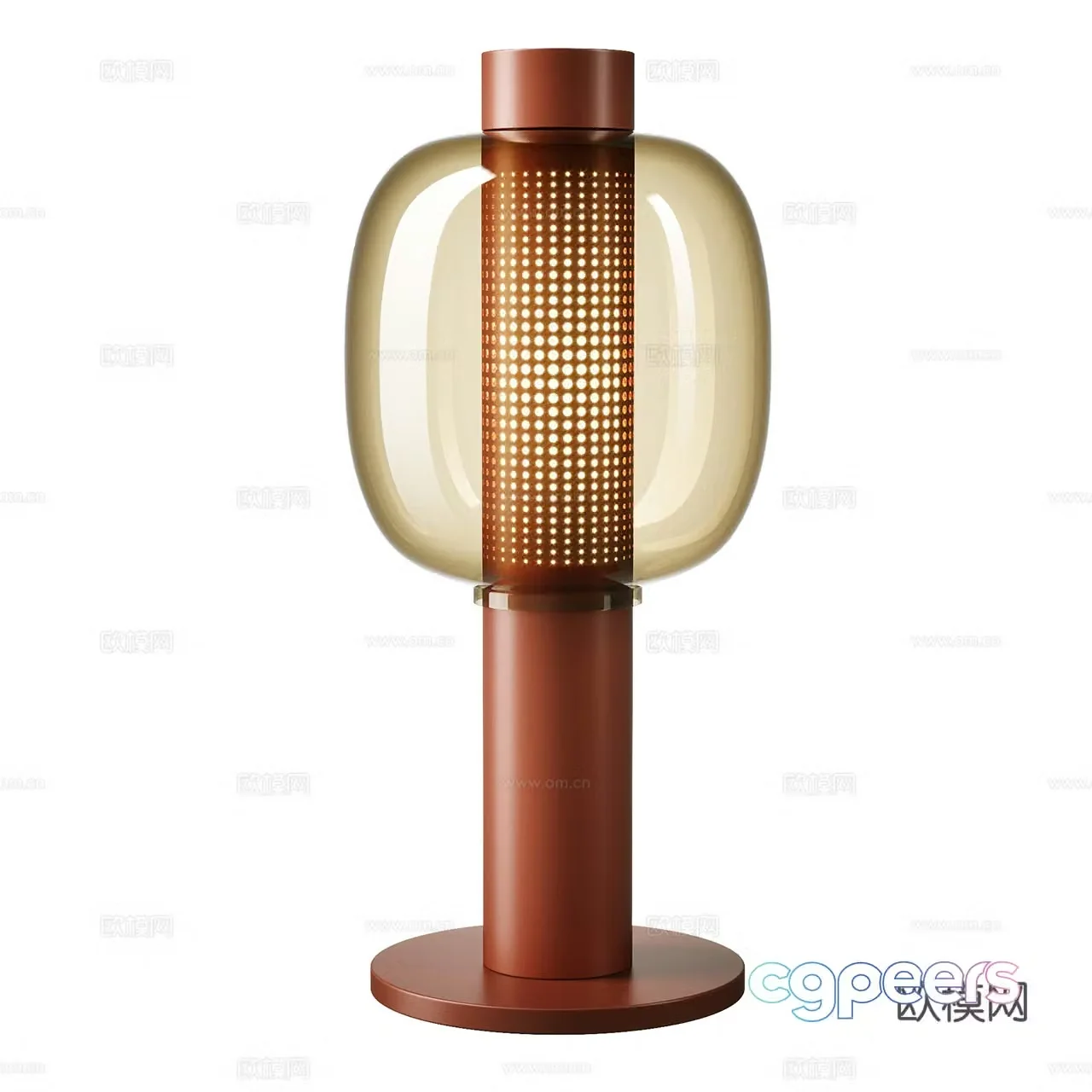 Brokis modern desk lamp minimalist desk lamp glass desk lamp spherical desk lamp 3d model