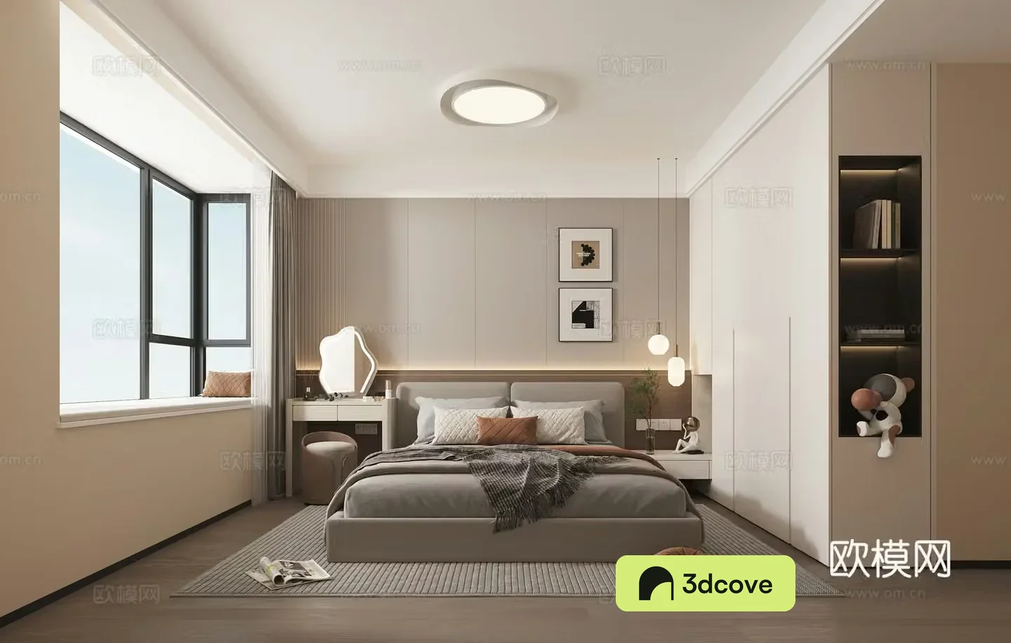 Modern bedroom