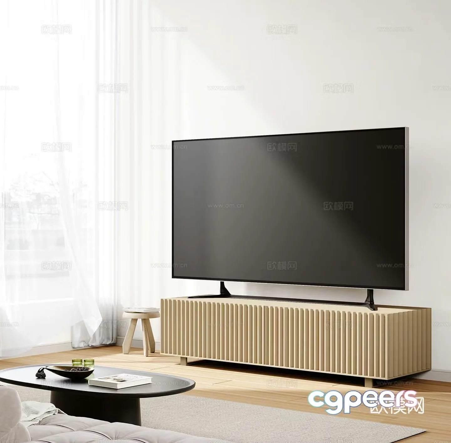 Modern TV cabinet 3d model