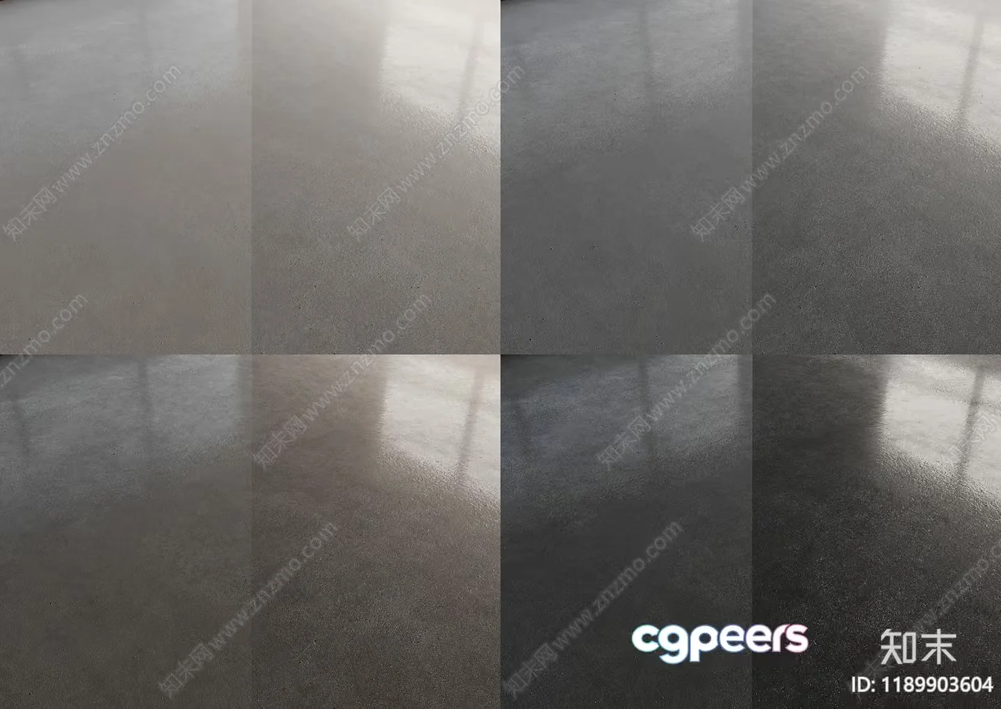 A Gray Tile Floor 3D Model – 1412 – CORONA Render
