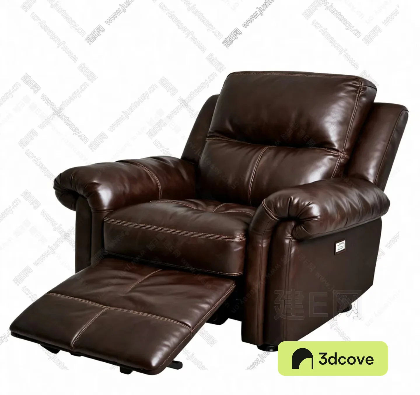 Brown Leather Recliner
