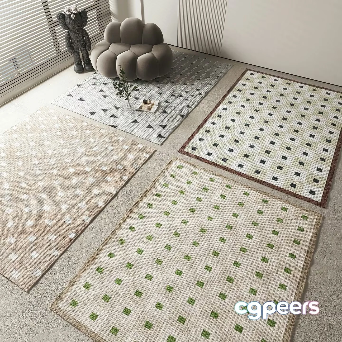 Modern Home Decor 3D Model – 8608 – VRAY Render