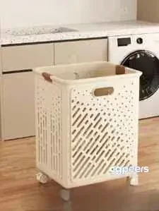 White Laundry Basket 3D Model – 23693 – VRAY Render