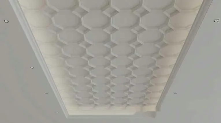 White Ceiling Tiles 3D Model – 8295 – VRAY Render