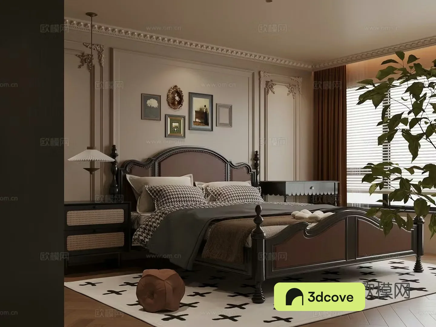 Bedroom French bedroom Double bed