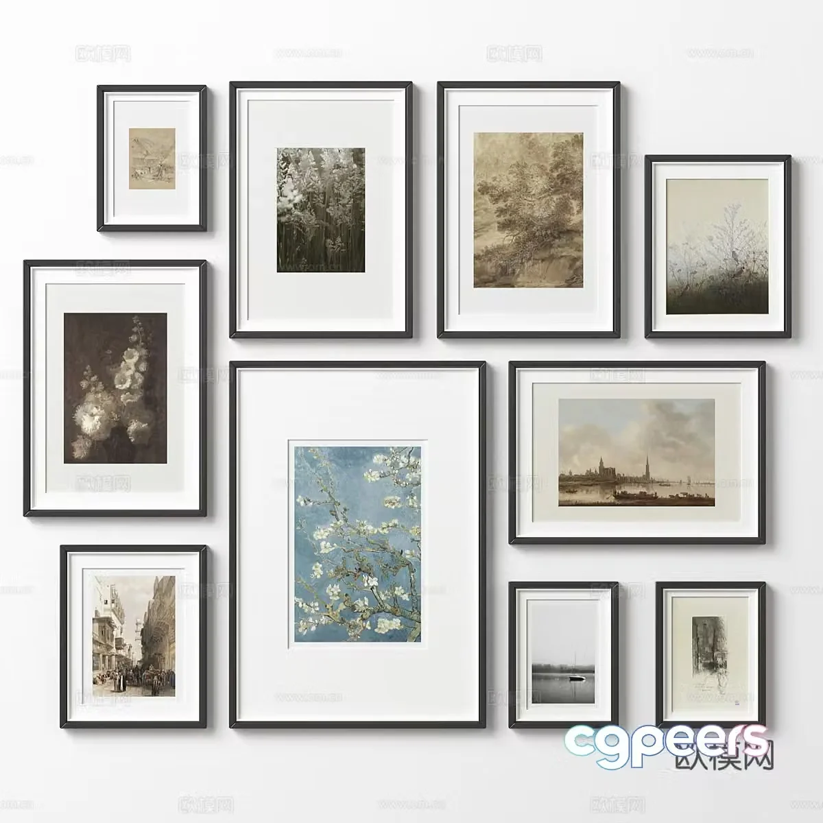 Photo wall 3d model