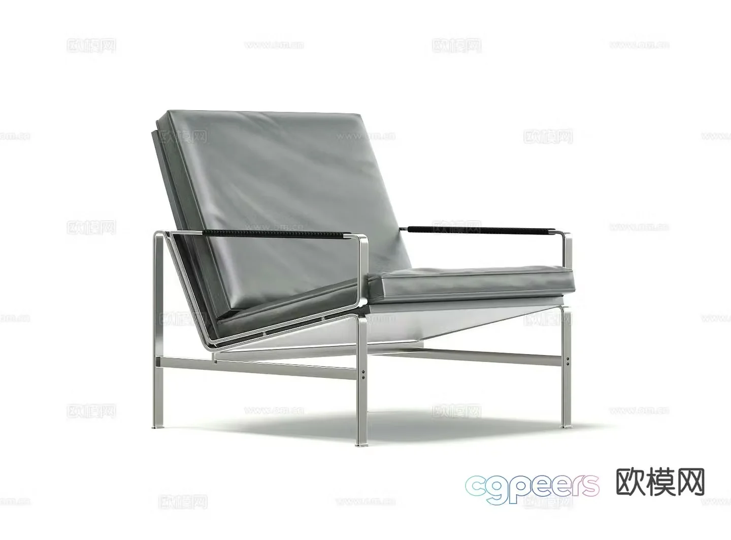 Modern single sofa 3d model