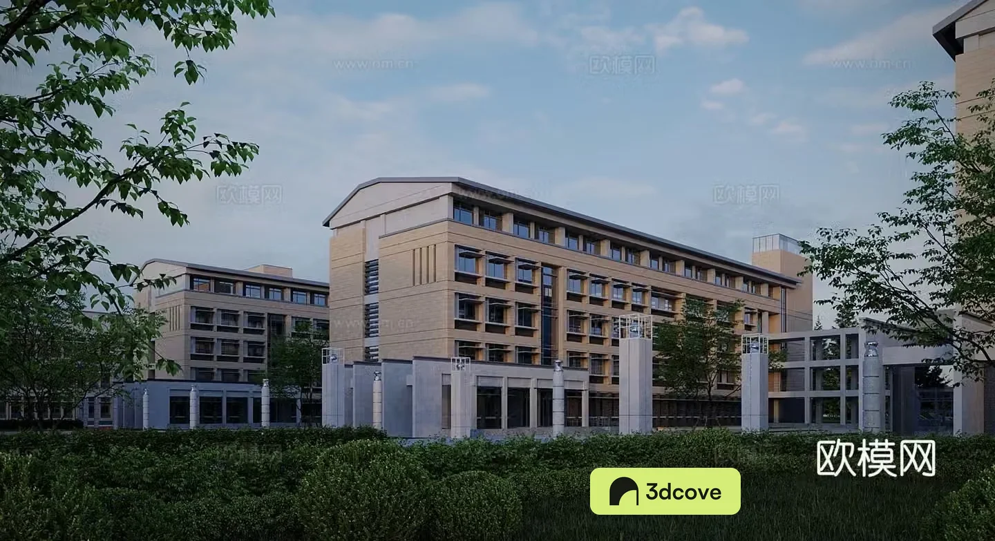 Modern school building