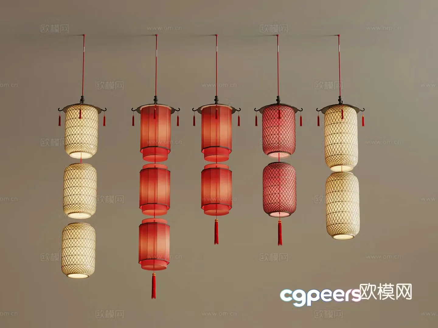 Chandelier Lantern 3d model