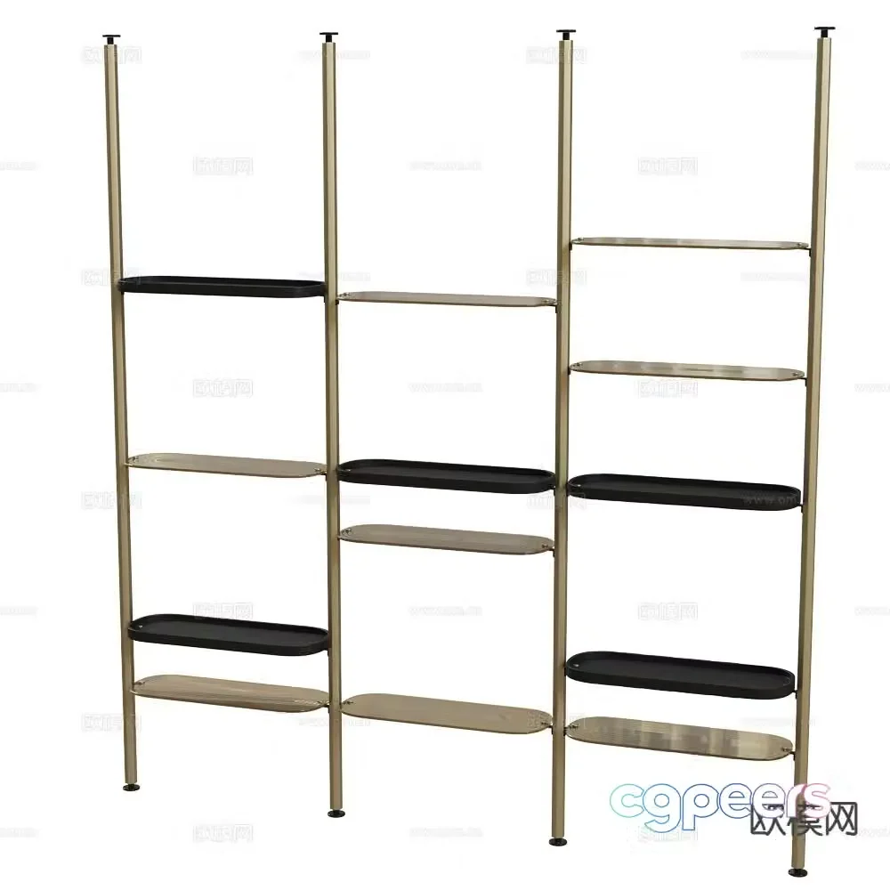 Paolo Castelli modern bookshelf storage rack 3d model
