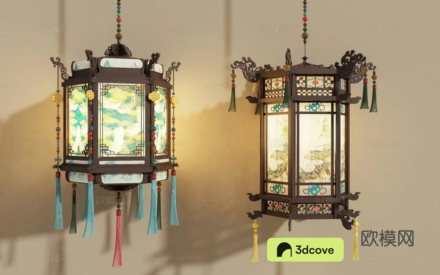 Chinese style intangible cultural heritage palace lantern ancient lamp palace lantern hexagonal lantern palace lantern