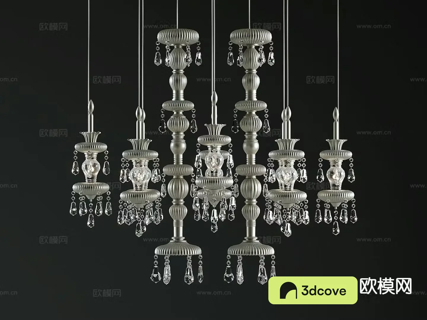 European crystal chandelier