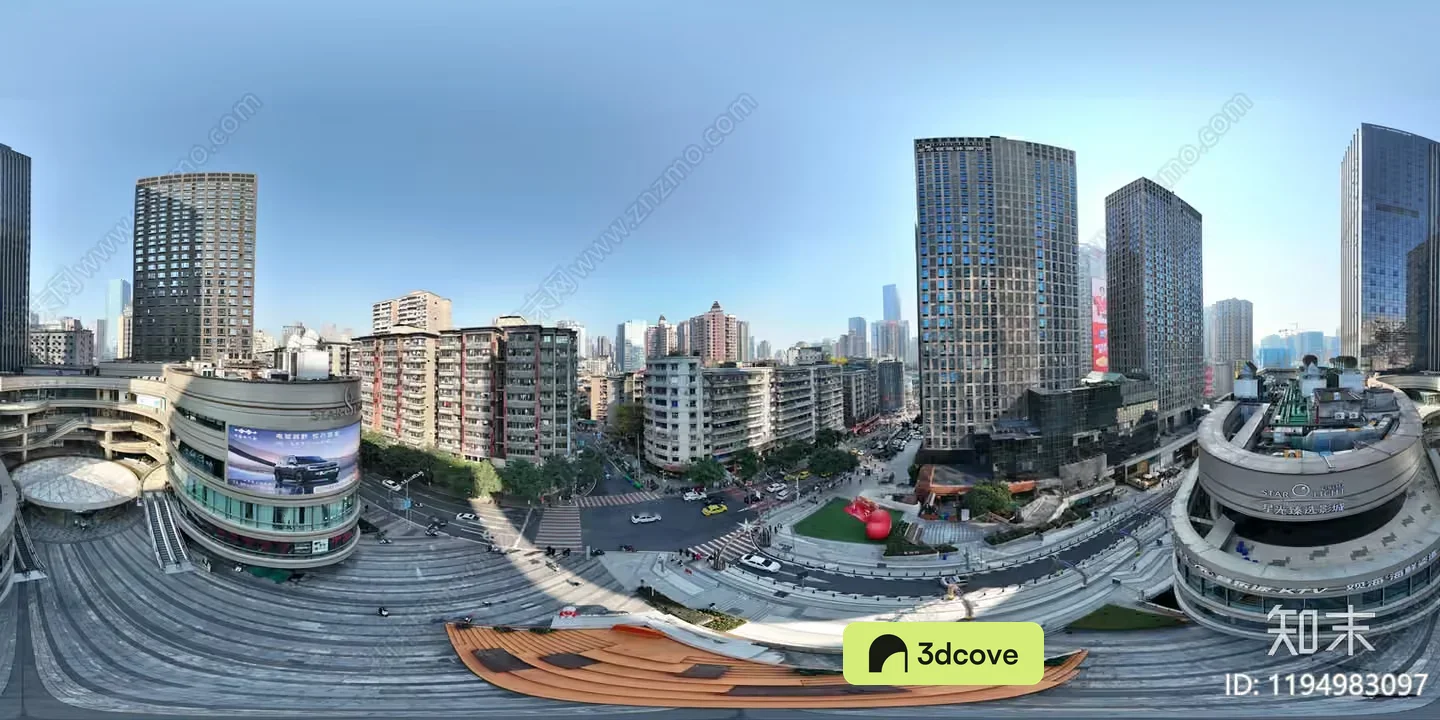 A Cityscape With Modern Buildings