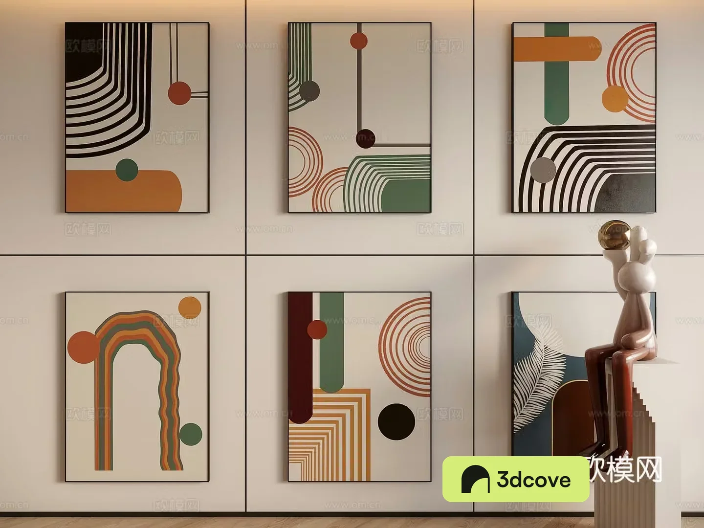 Modern minimalist decorative painting