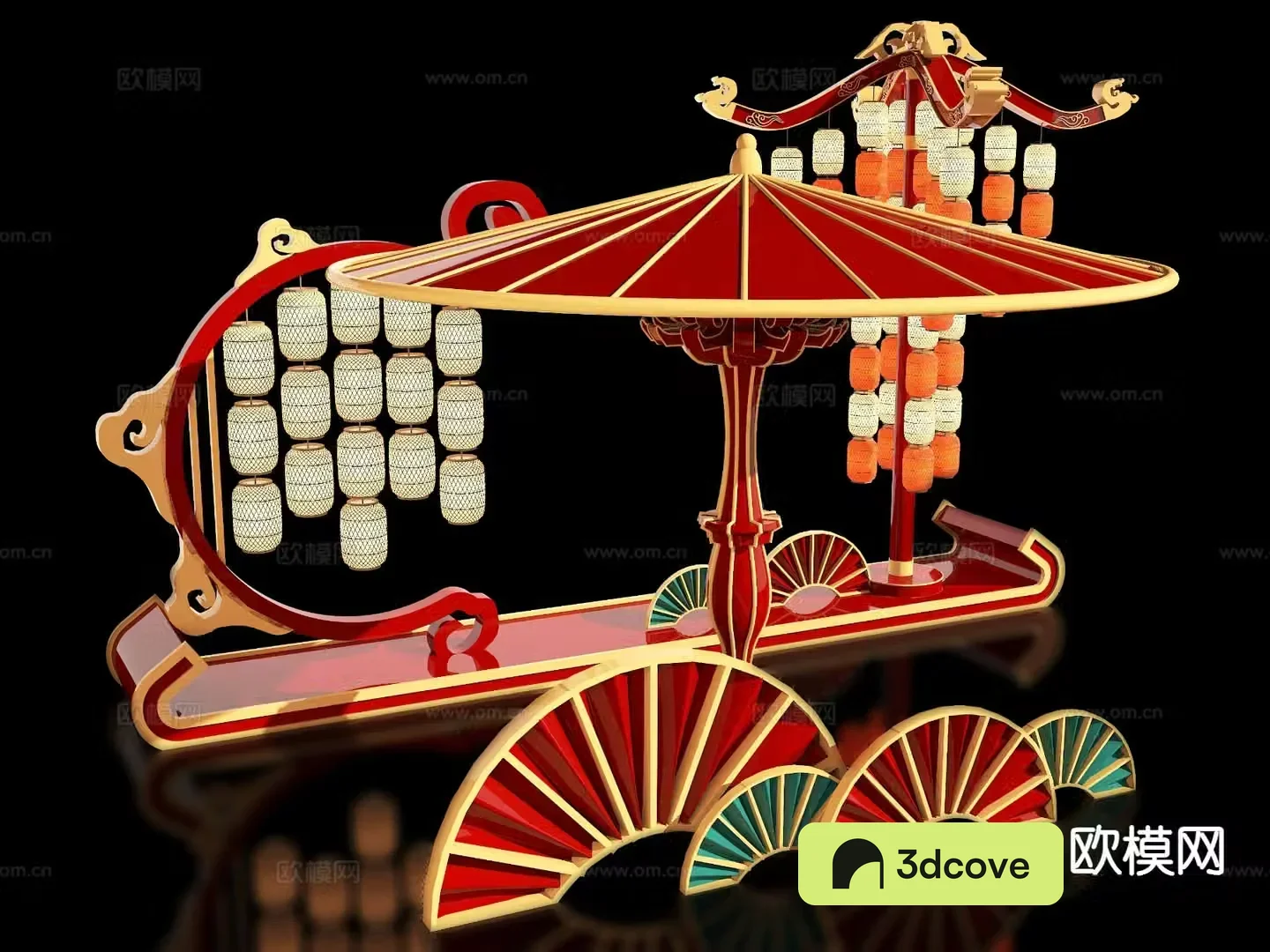 New Chinese style stage presentation ancient style film and television props