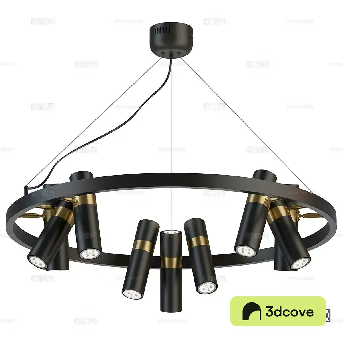 Light luxury hall chandelier