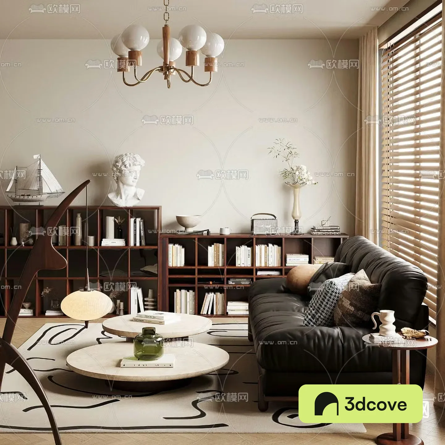 Medieval style modular sofa