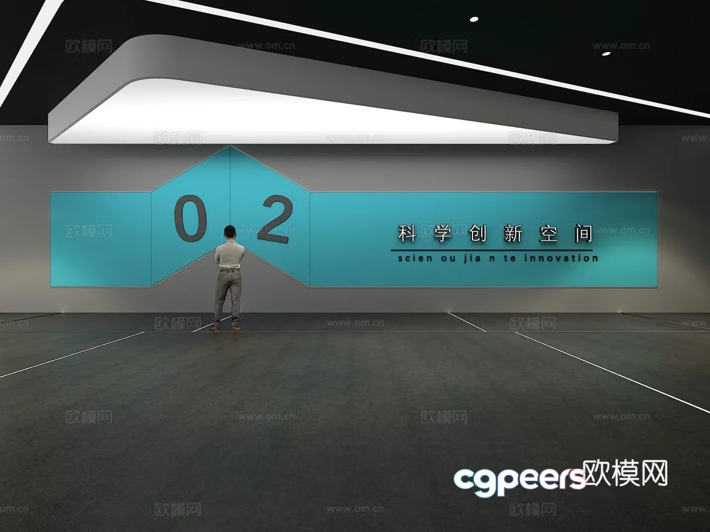 Cultural wall Corporate culture wall Display wall Theme wall Exhibition hall Campus culture Corridor 3D model