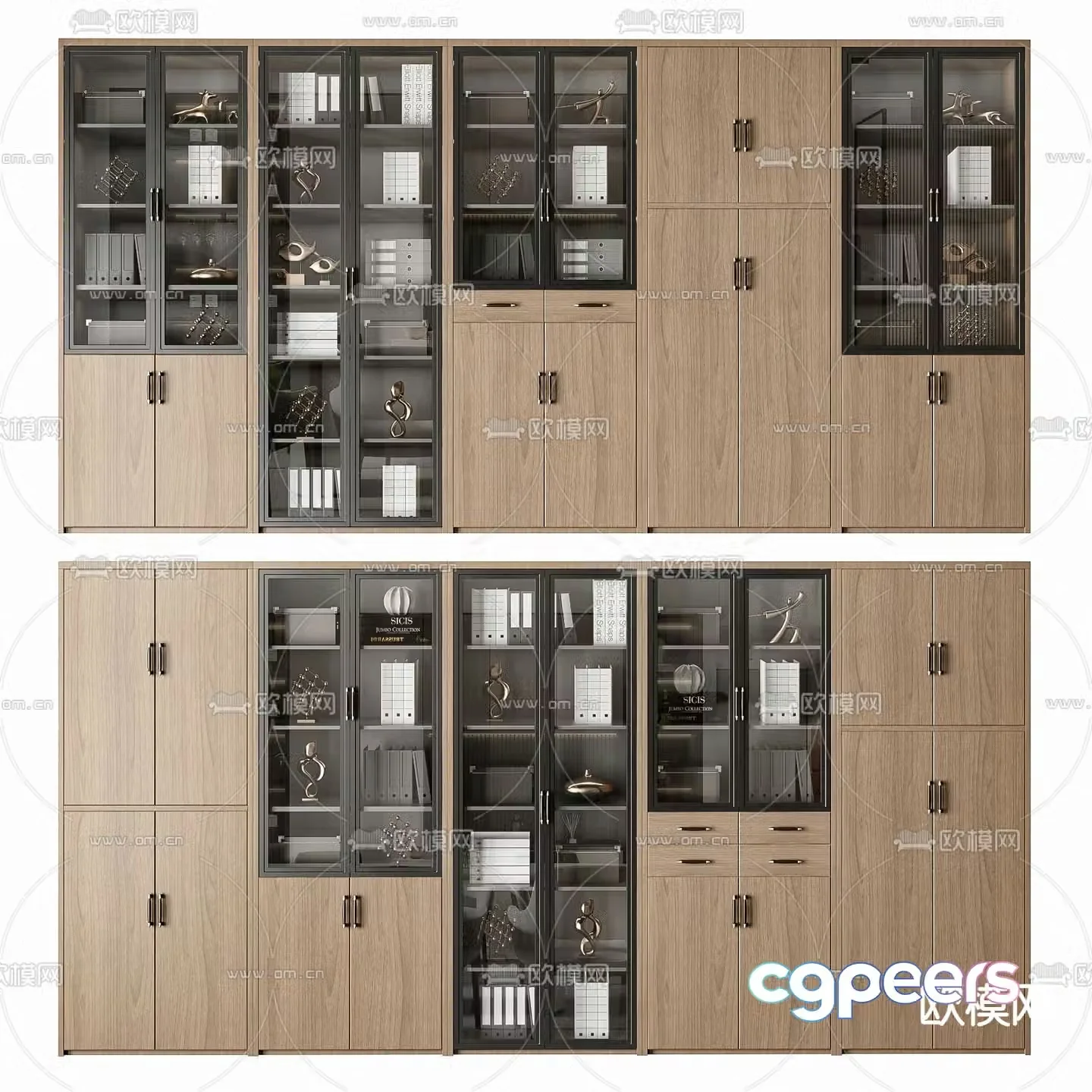File cabinet information cabinet filing cabinet 3d model