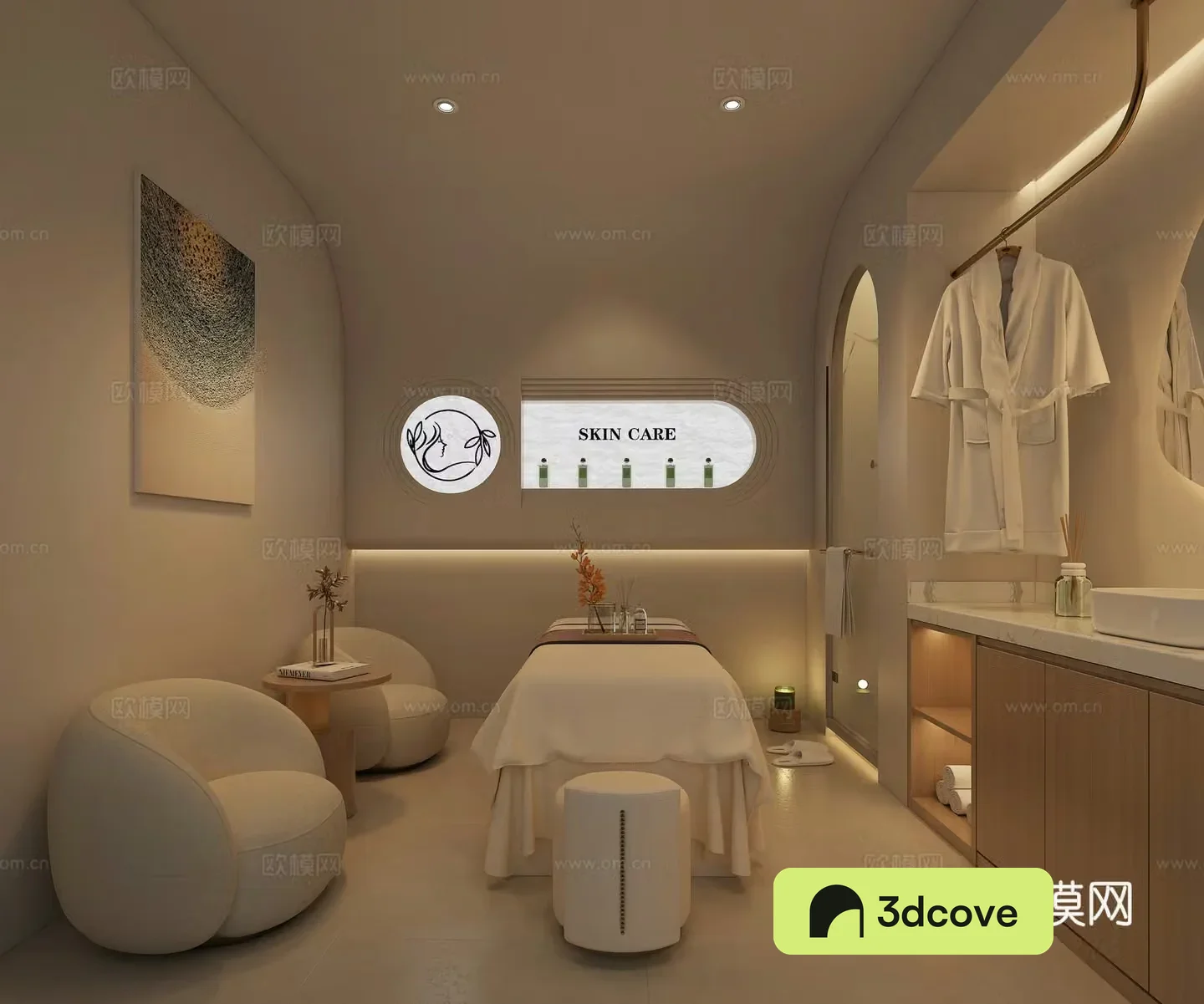 Modern beauty salon private room beauty salon spa beauty bed beauty casual sofa