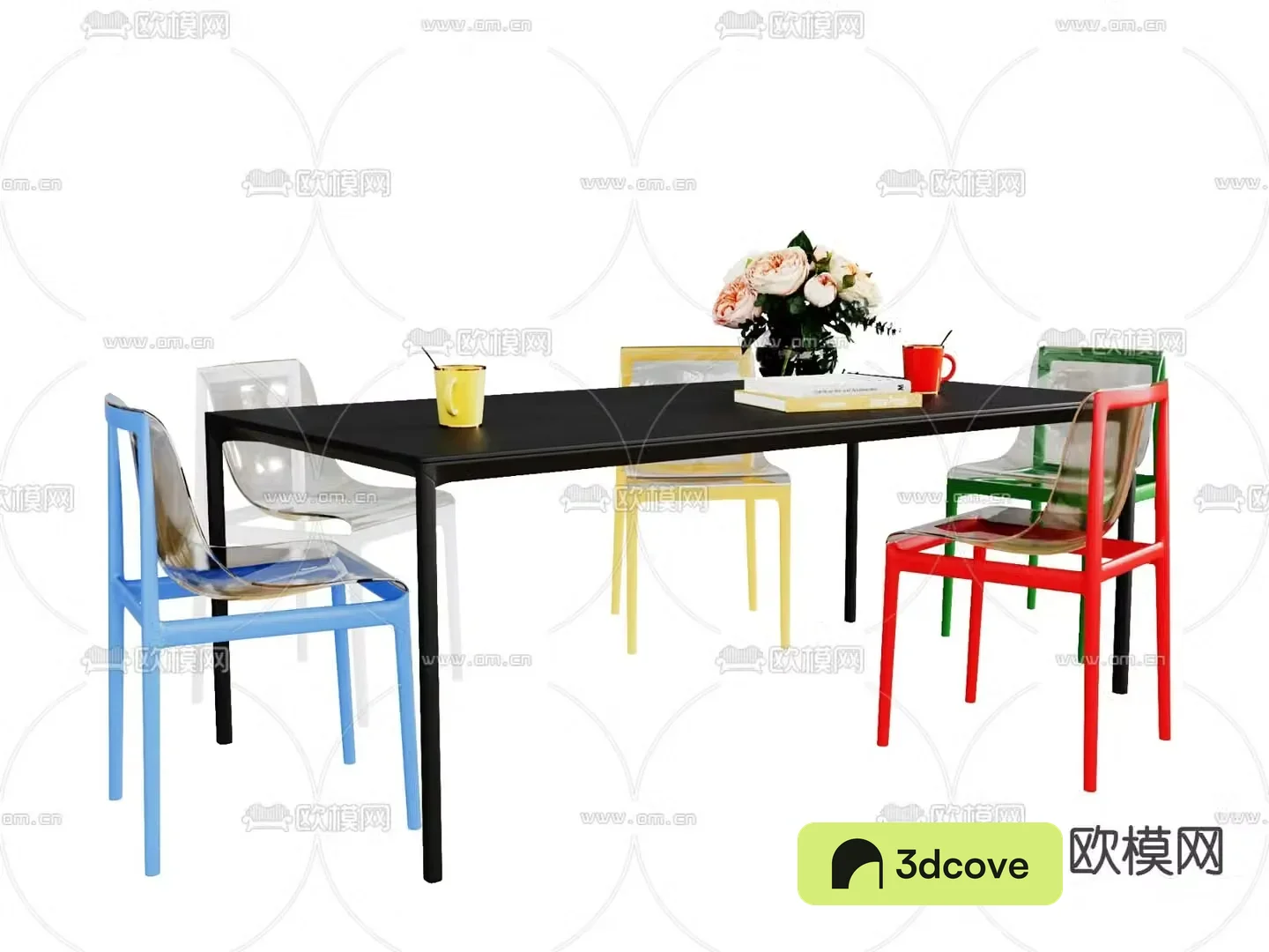 Bauhaus dining table and chairs