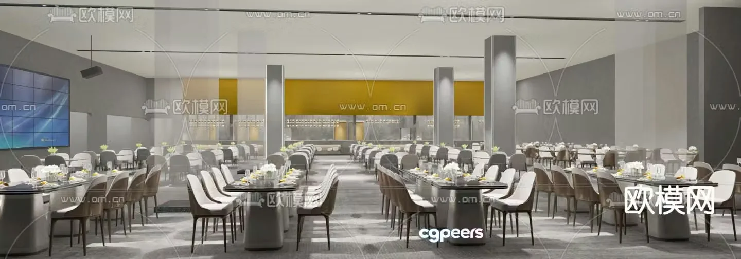 Staff canteen Staff canteen 3D model