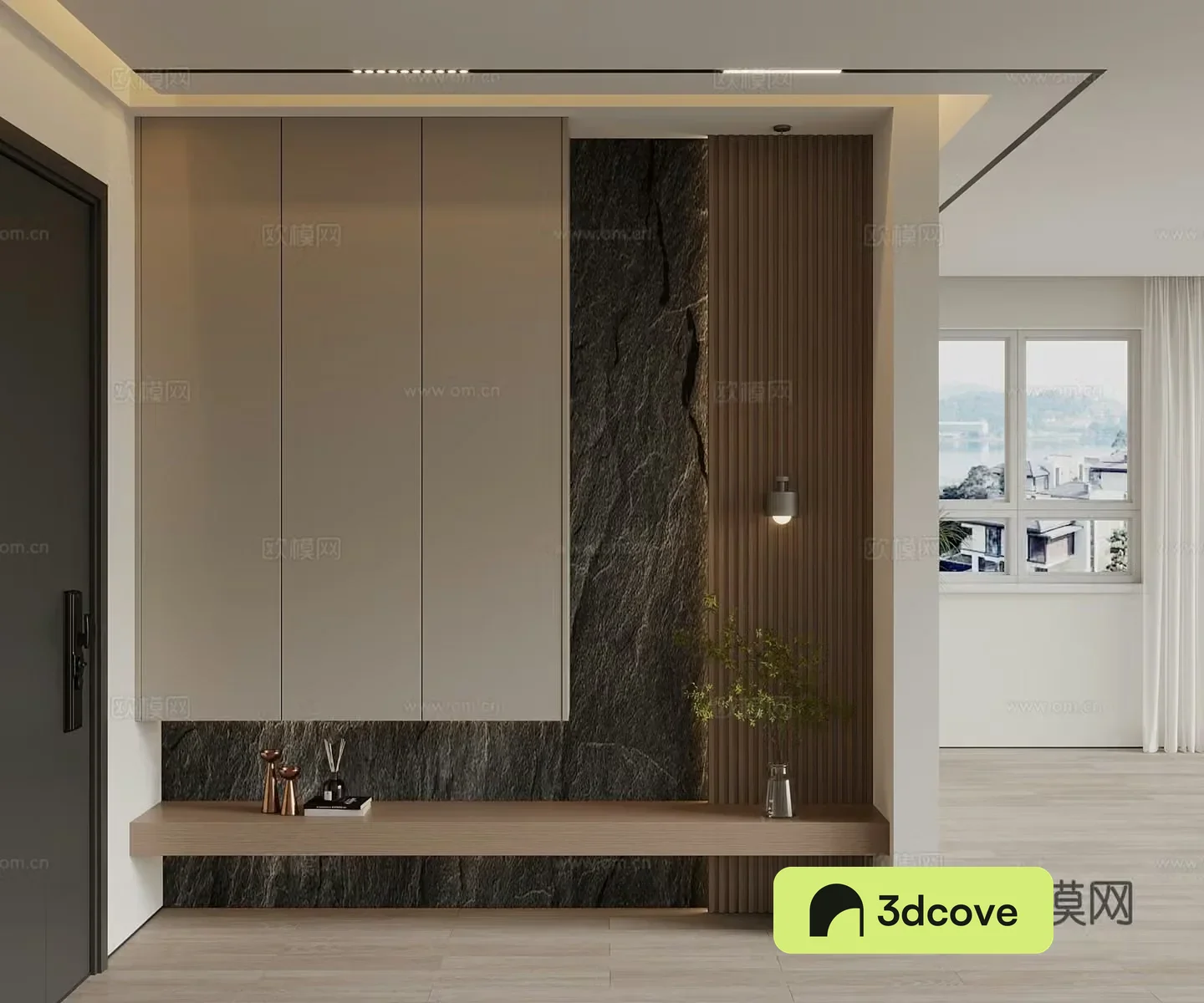 Door shoe cabinet entrance shoe cabinet