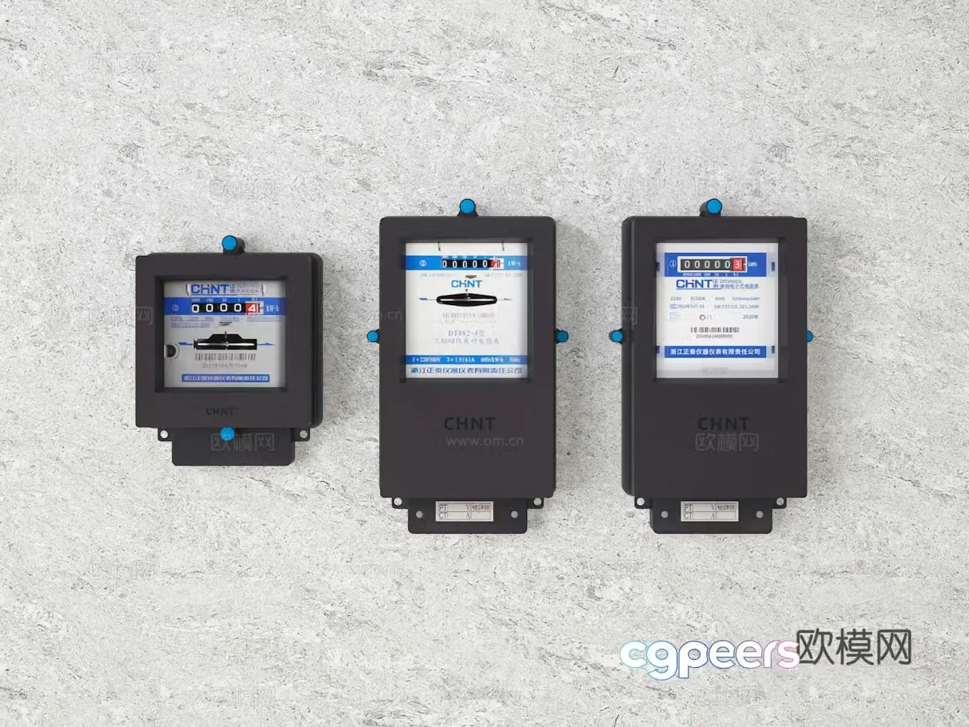 3D Model of Electric Meter