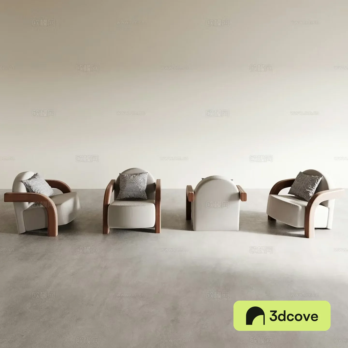 Modern single sofa