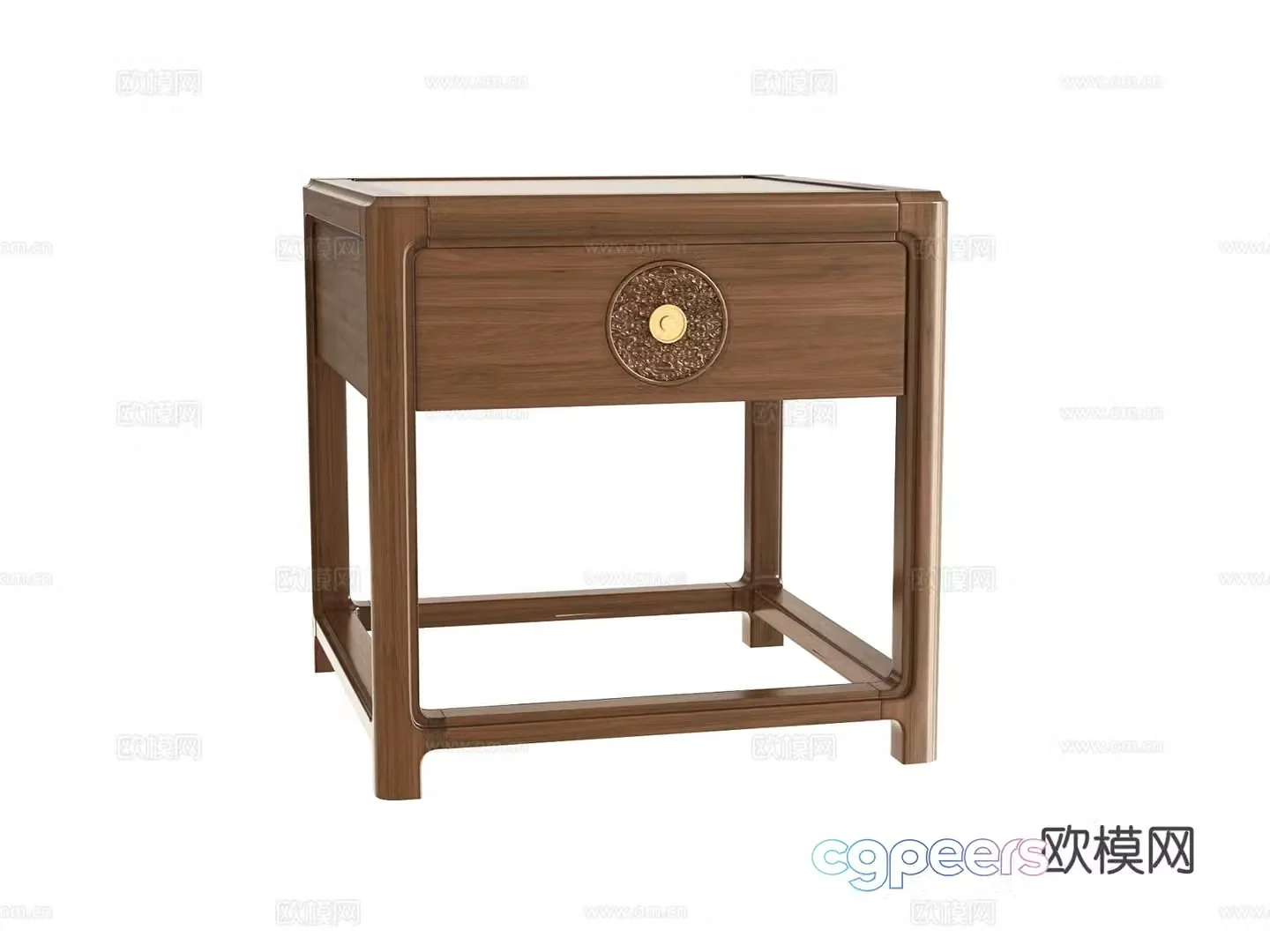 New Chinese style side table and corner table 3D model
