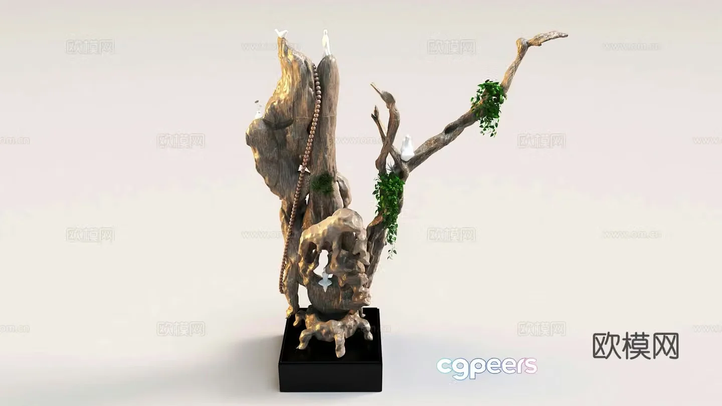 Zen ornament 3d model