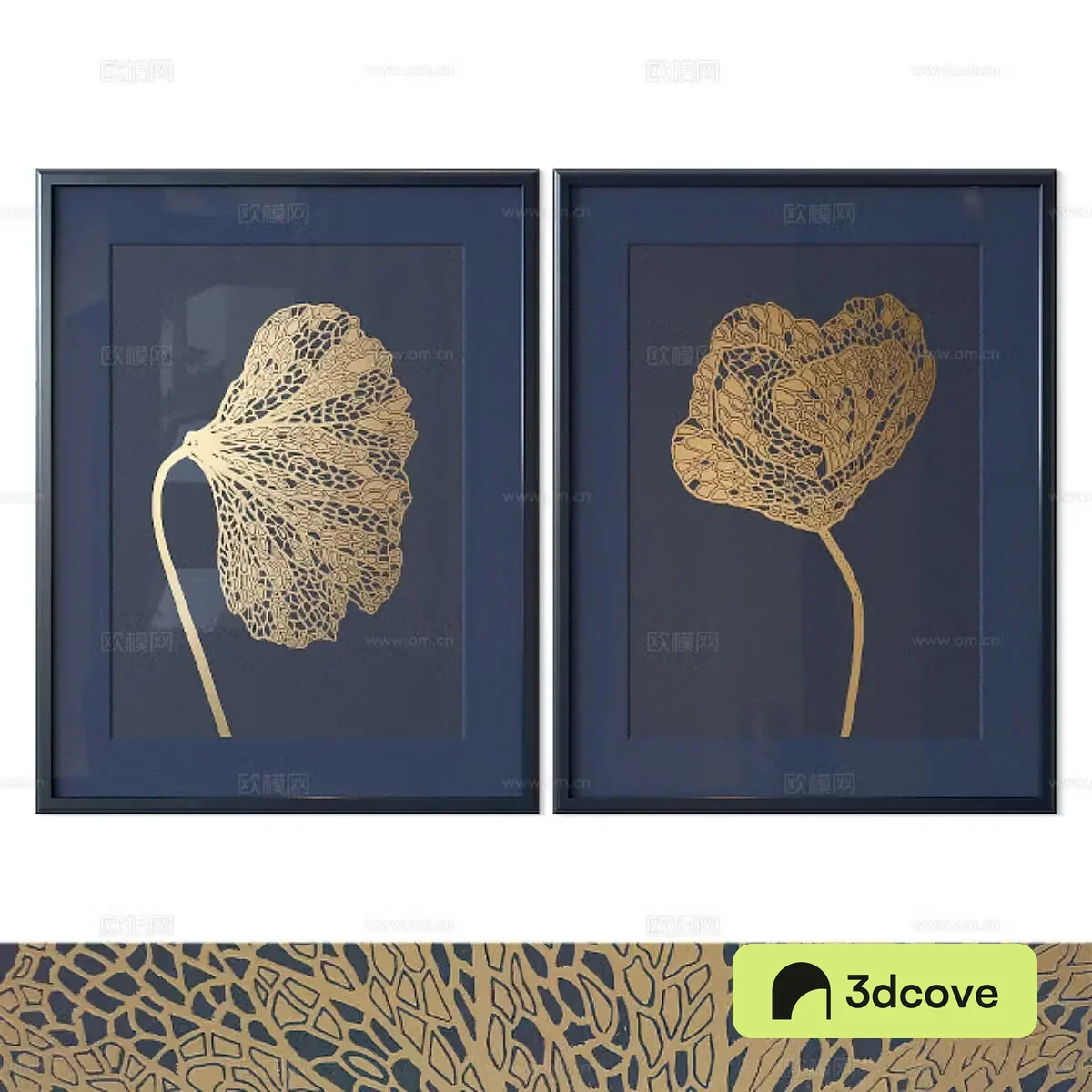 New Chinese style light luxury decoration hanging painting