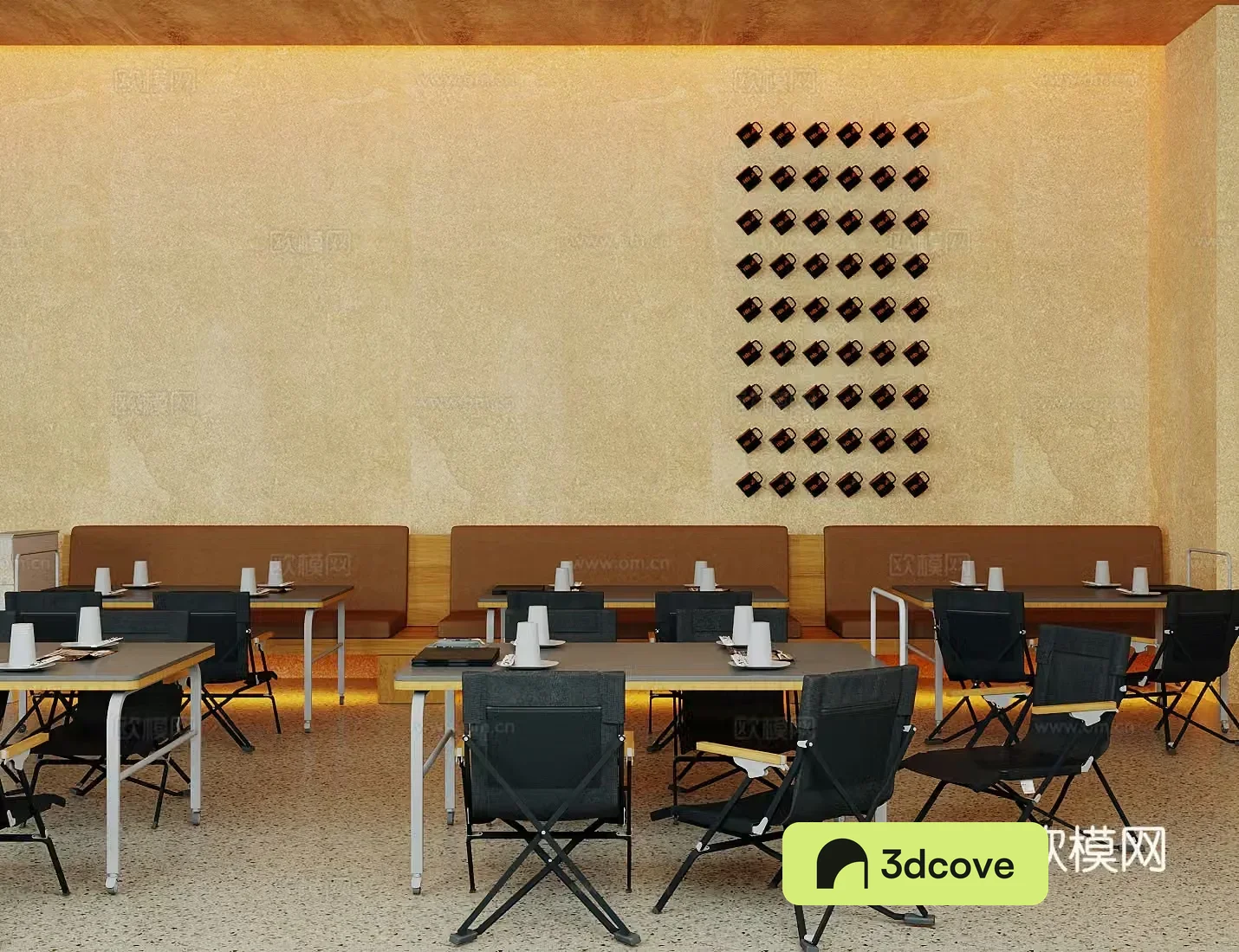 Industrial style western restaurant