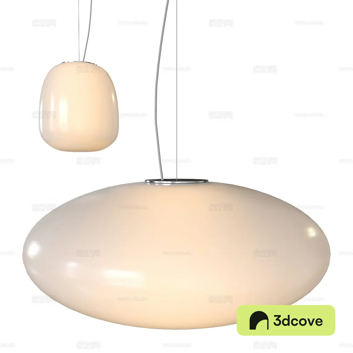 Modern glass decorative chandelier