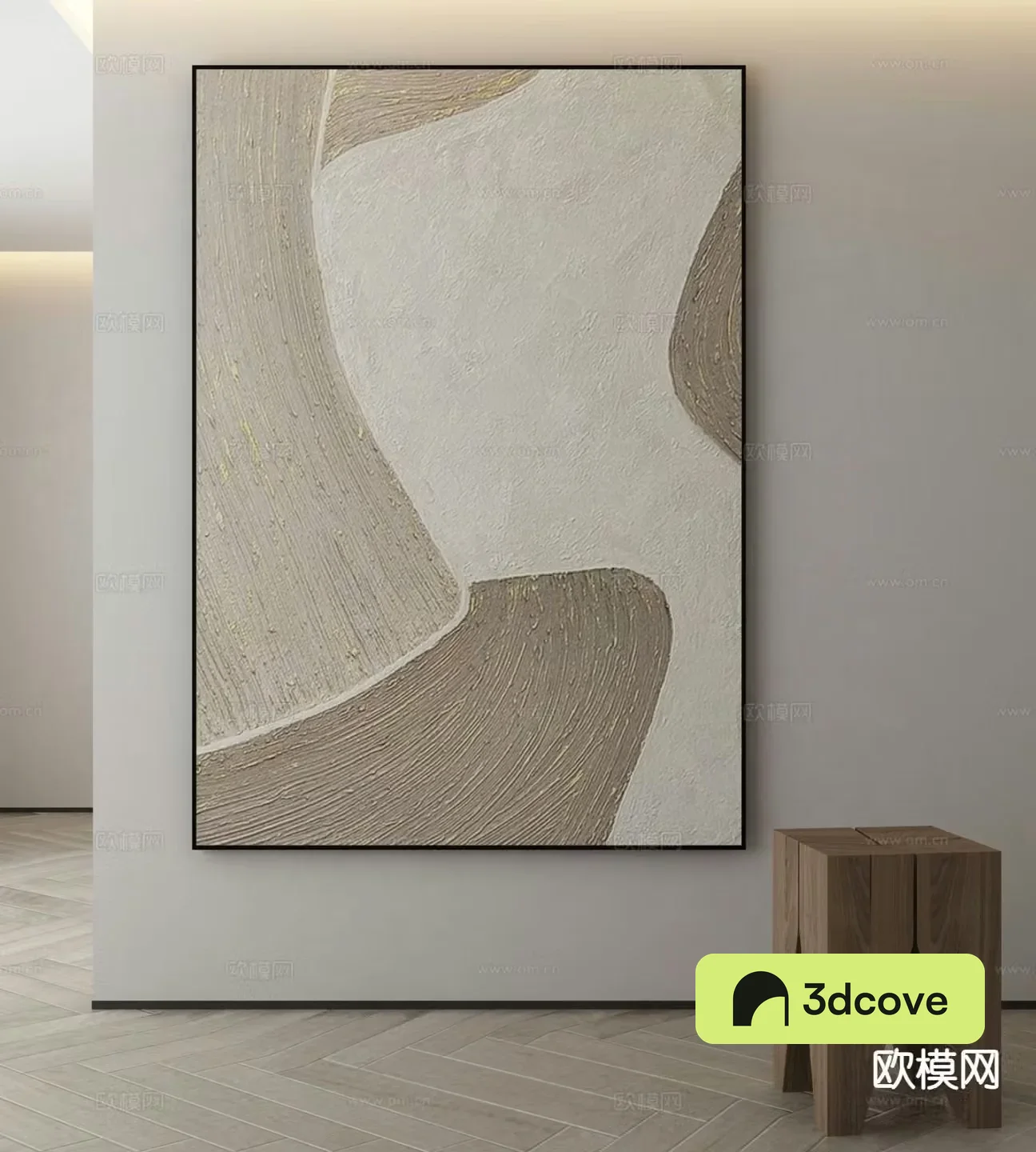 Modern texture painting decorative painting