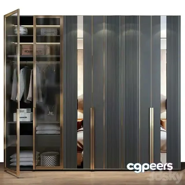 3ds Max Free – Furniture composition GHS-2359