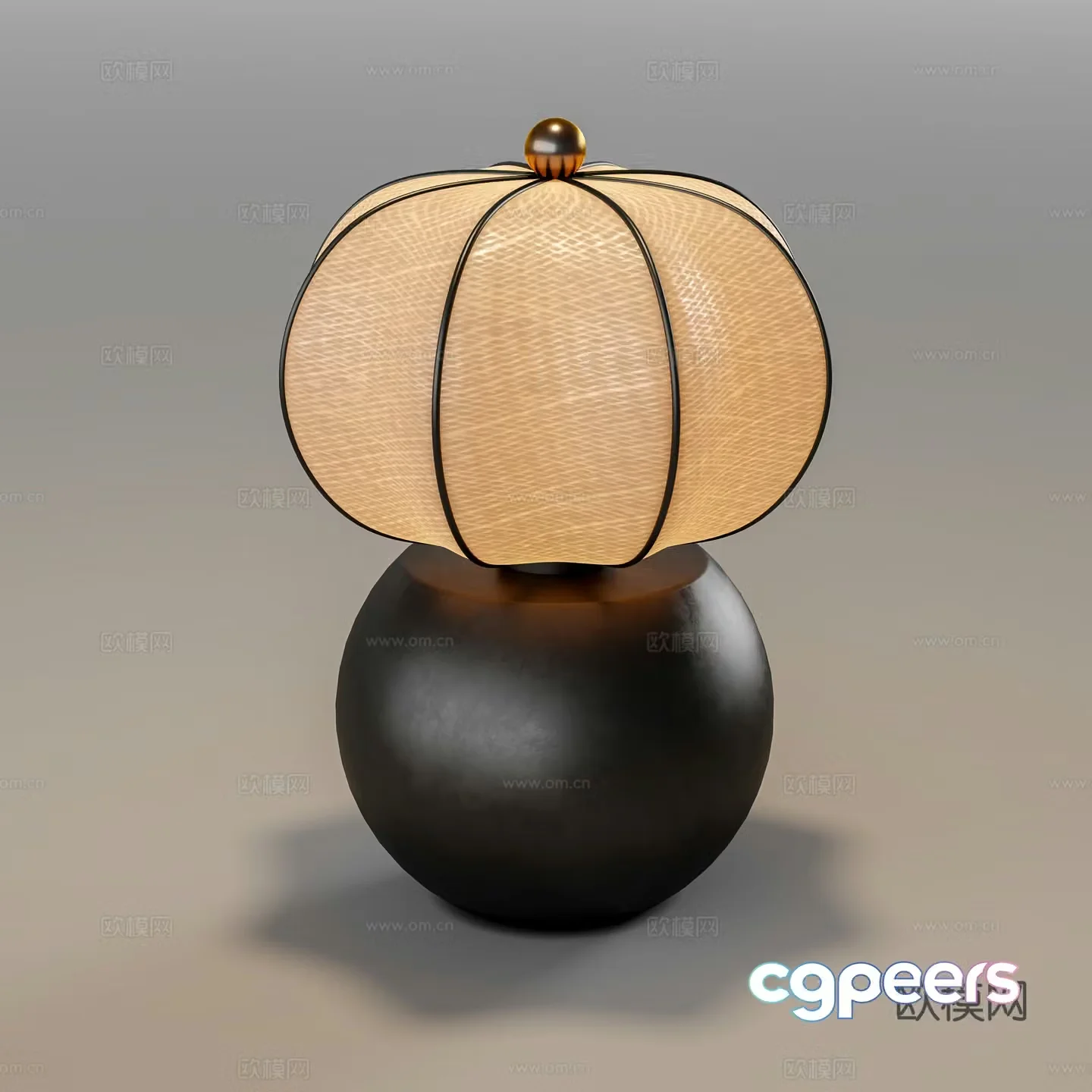 Modern desk lamp 3d model