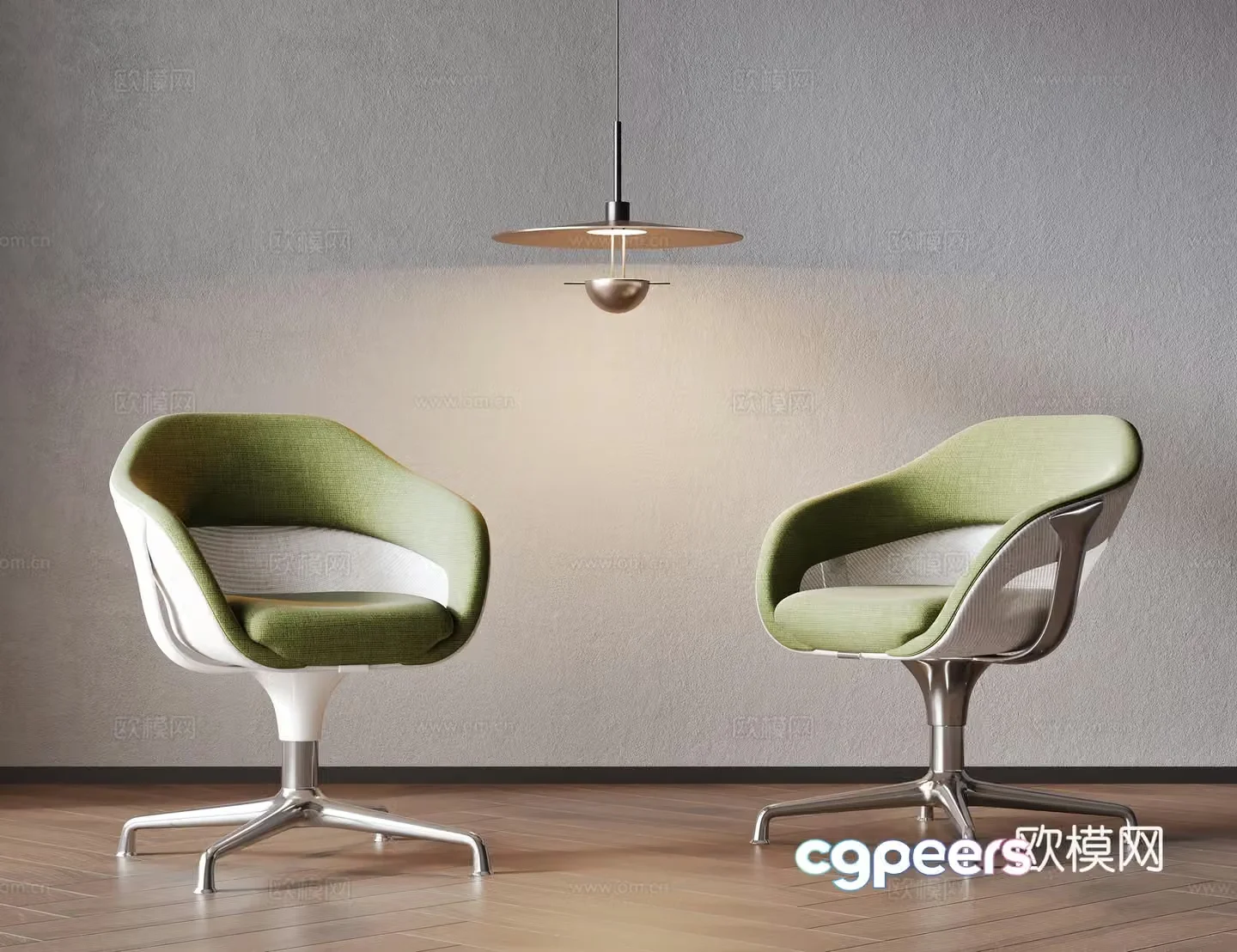 Office chair shift chair staff chair 3d model