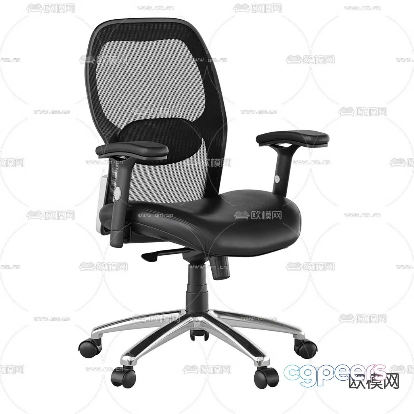Office chair staff chair 3d model